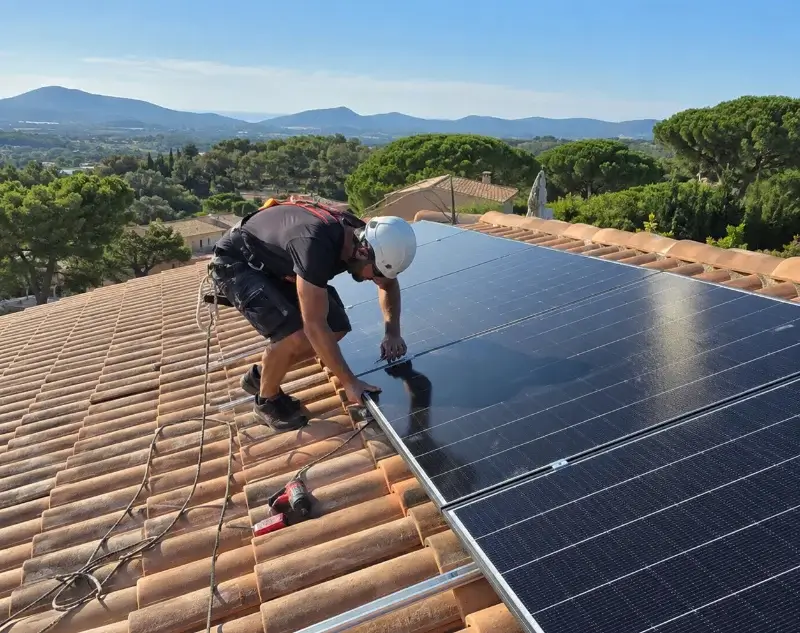 Installateur panneaux solaires Le Pradal — pose photovoltaïque sur toiture